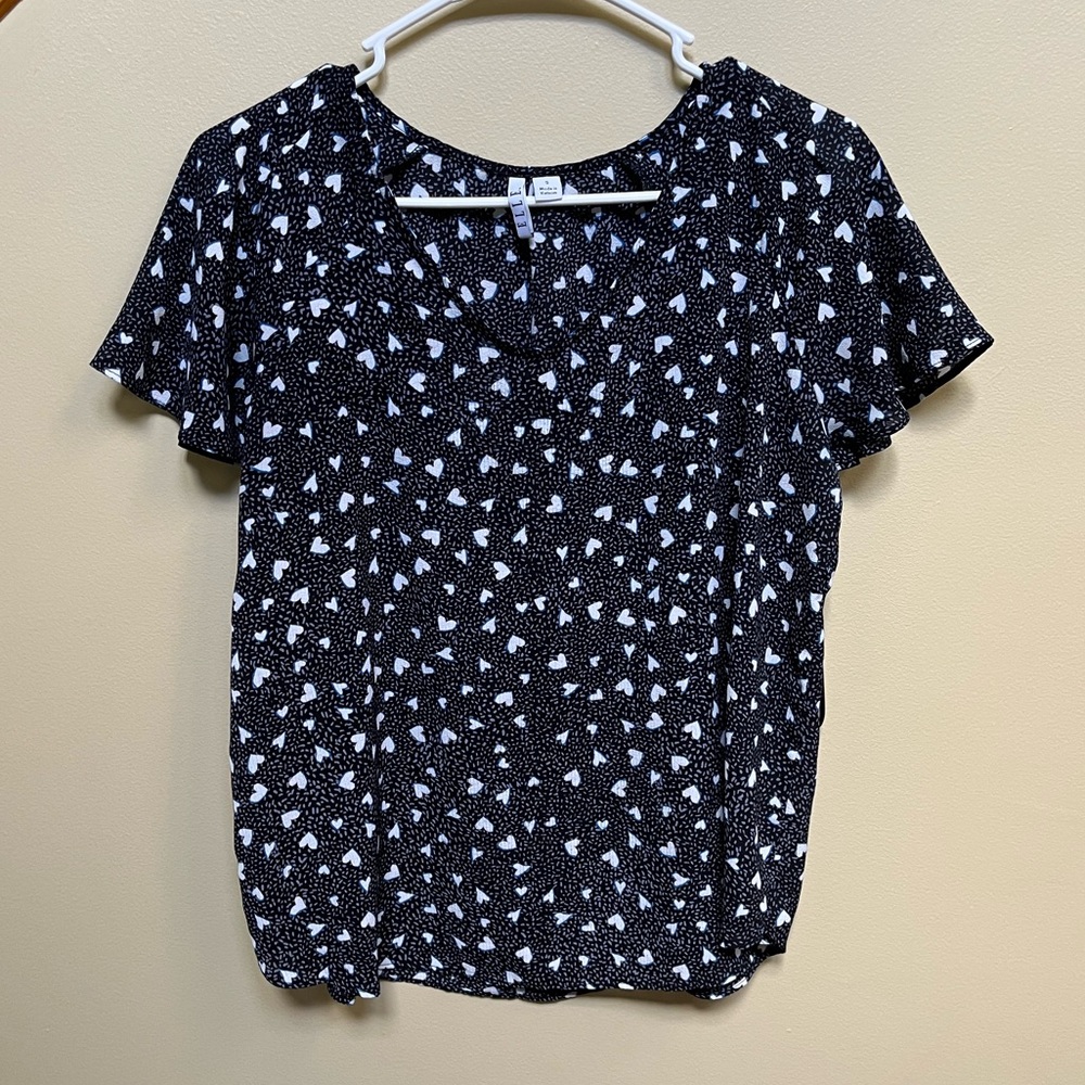 Elle heart blouse